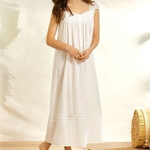Eileen West Soft Whisper Cotton “Taylor” Nightgown-NWT-Size Small